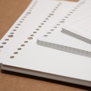 KOKUYO/ Guoyu WCN-CLH3511 loose-leaf Paper · Premium Type A5/50 page dot and line Navy Blue Specification image