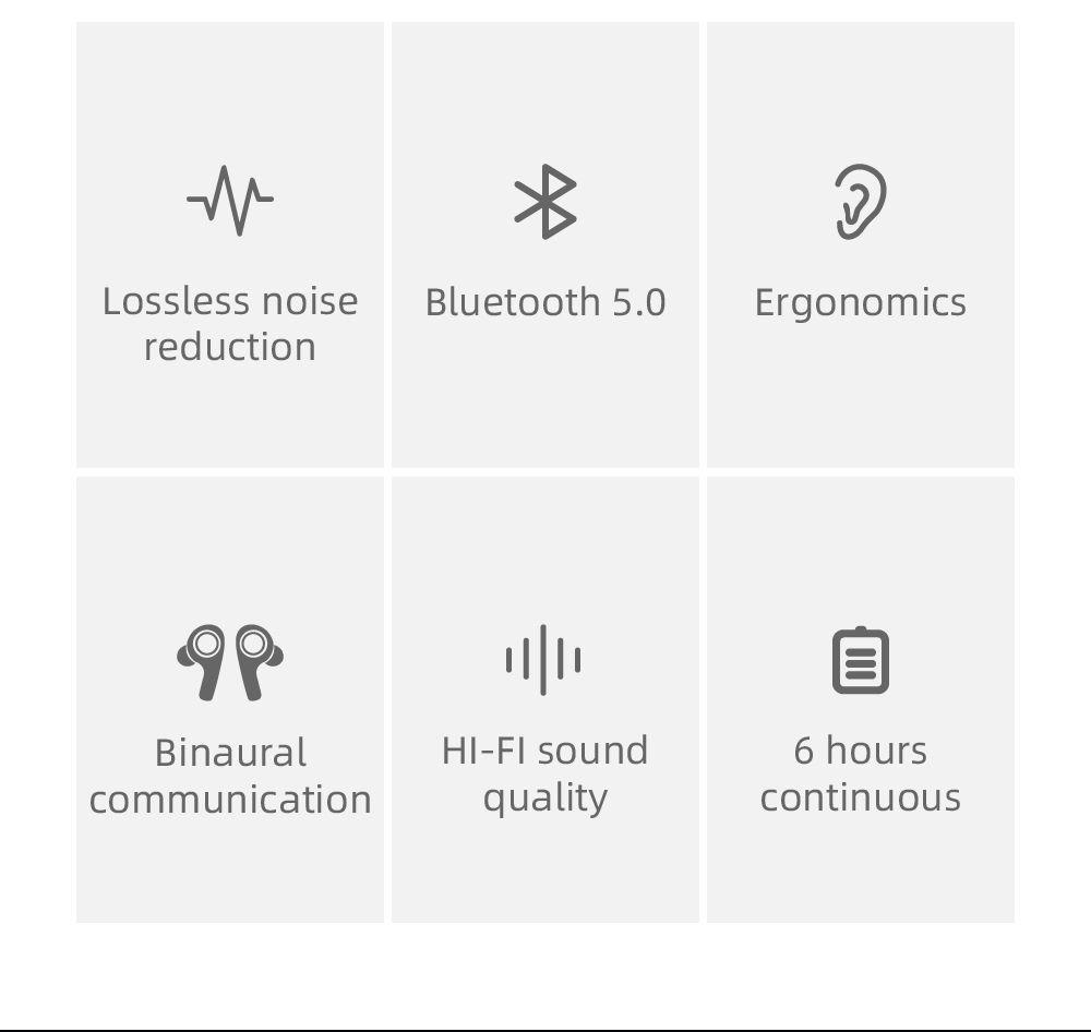 YEXIN 新品PT05蓝牙耳机双耳立体声TWS运动通用蓝牙耳机详情图3