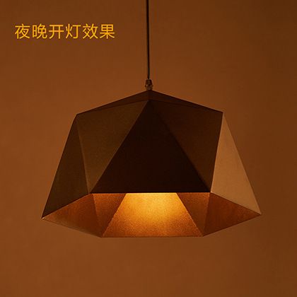 Industrial wind adornment sitting room droplight restoring ancient ways contracted lamp individual character tie Yi glass covers 6 head bar lamps and lanterns