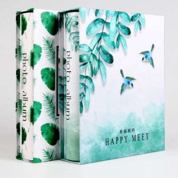 Photo Album Collection 4D Panoramic 6-inch photo album book -200 boxed insert style retro family photo albums detail image 3