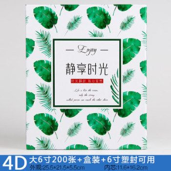 Photo Album Collection 4D Panoramic 6-inch photo album book -200 boxed insert style retro family photo albums detail image 5