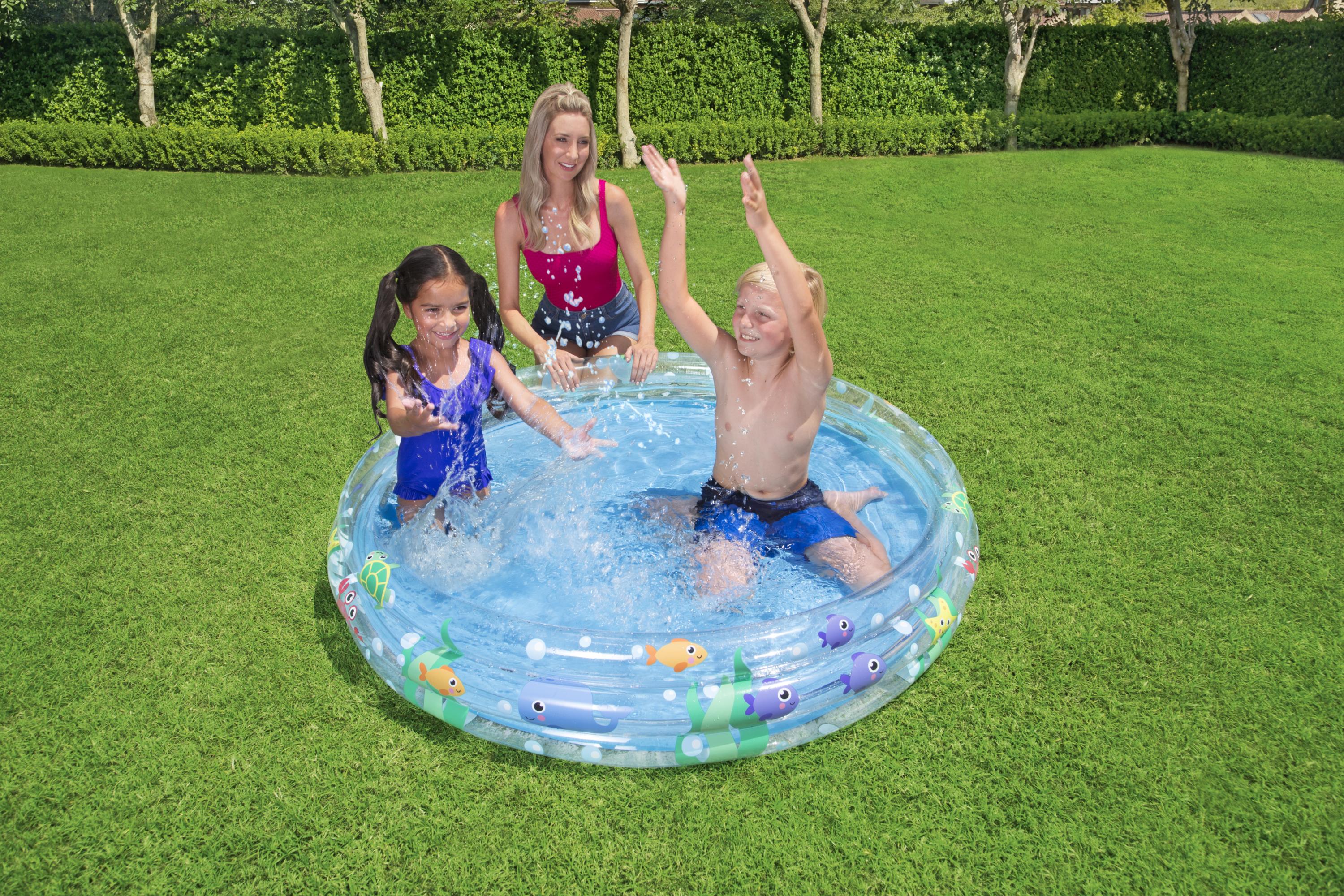 Bestway® Φ60" x H12"/Φ1.52m x H30cm 51004三环水池