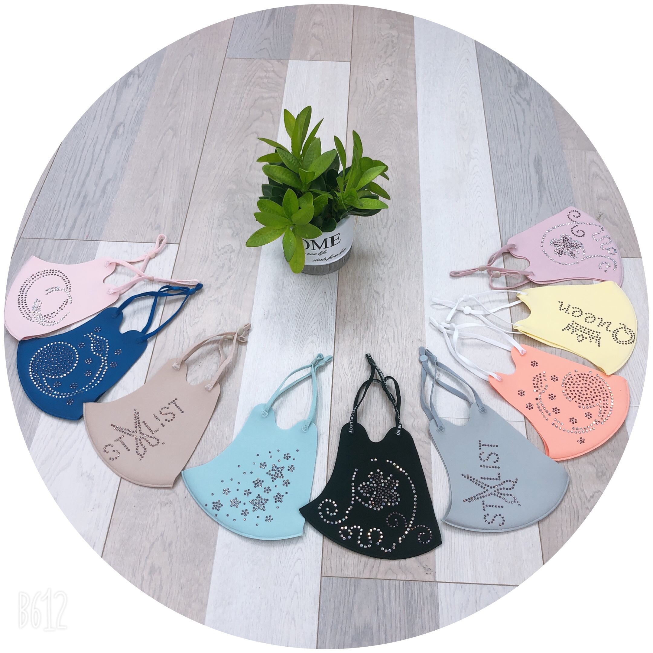 冰丝点带烫钻口罩！详情图4