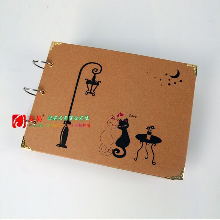 Fashion paste cartoon cat diy album -- retro diy album album wholesale