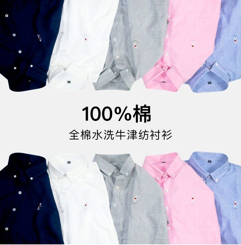 New men's shirts for autumn and winter, made of all-cotton and linen, sweat-absorbing and breathable, casual wear for middle-aged and young people detail image 2