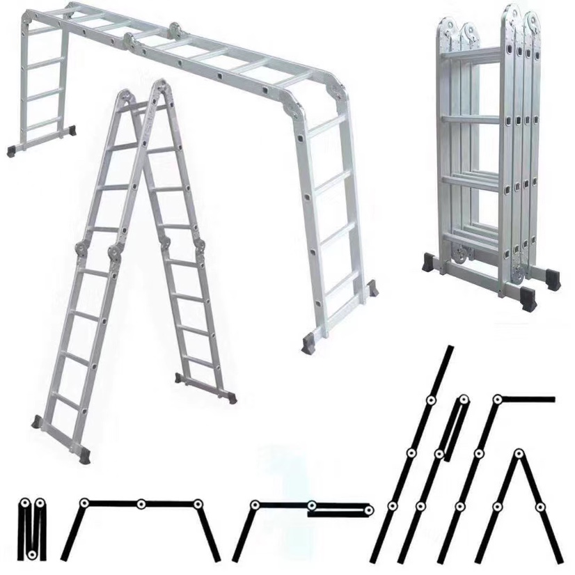 铝合金梯，家用梯，人字梯，单梯，多功能梯2.7m详情图1