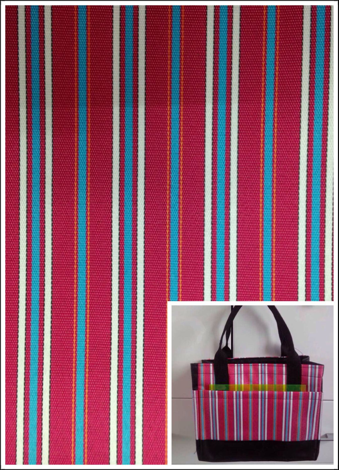 义乌华夏皮革 主要经营小条纹 直条 格子发泡 厂家直销详情图2