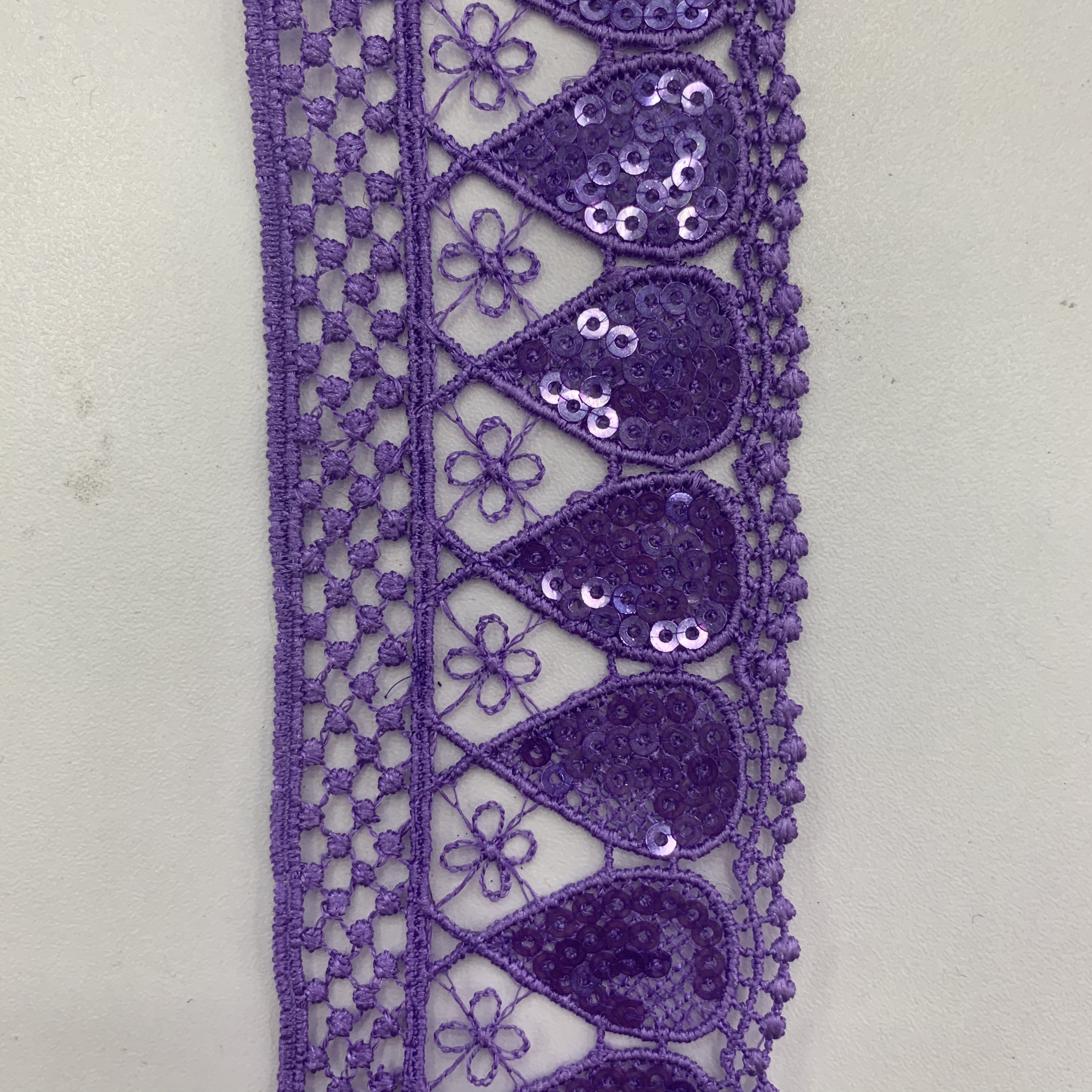 New sequin water-soluble lace Specification image