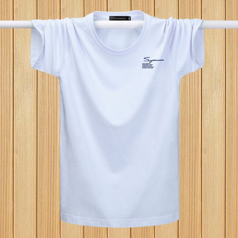 Short sleeves in large white size thumbnail
