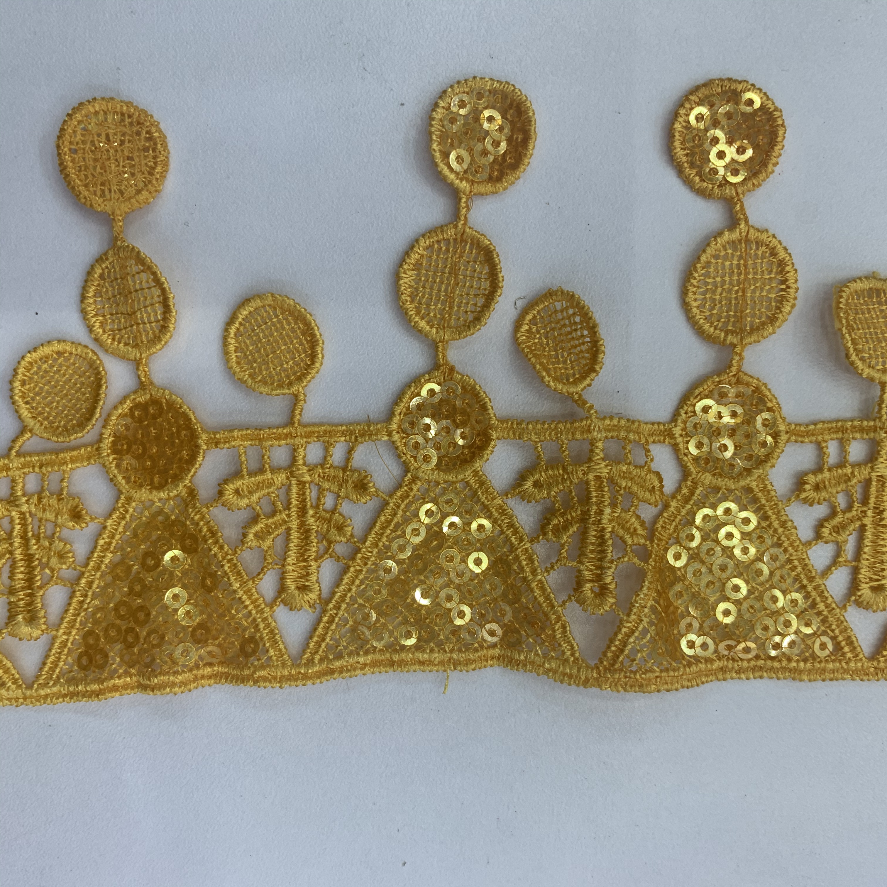 Embroidered lace tassel decorative ribbon details Picture