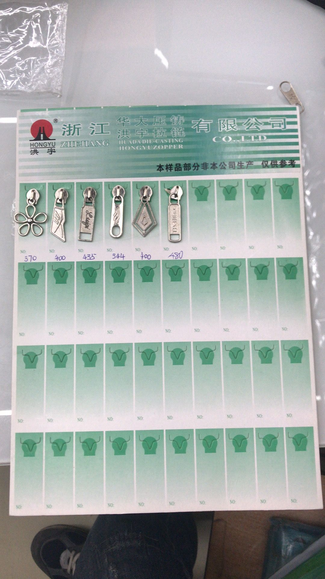 Factory direct selling 5# nylon bags zipper 13