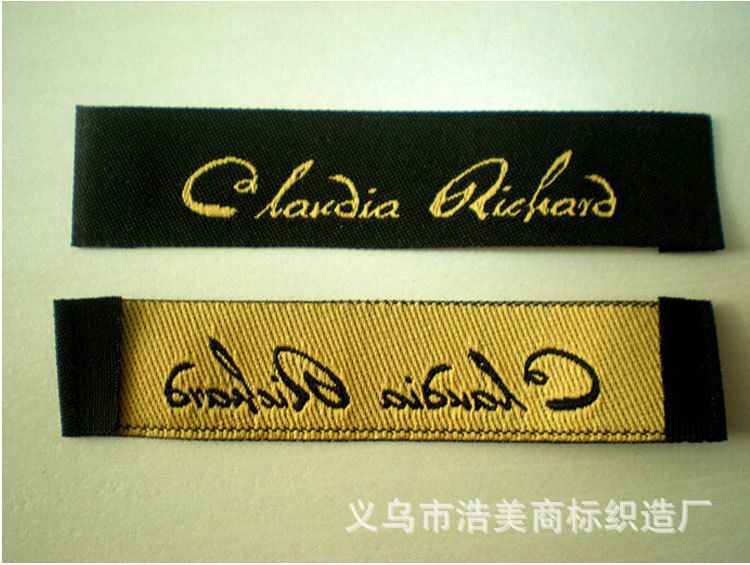 Manufacturers Supply Woven Label Armband Custom Garment Accessories Satin Double Cotton Label Production And Processing Free Design Application Scenario