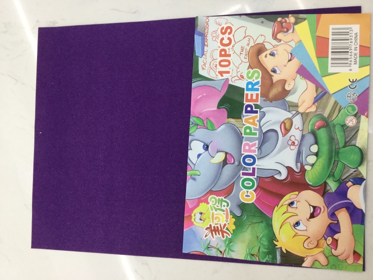 Deep purple velvet paper