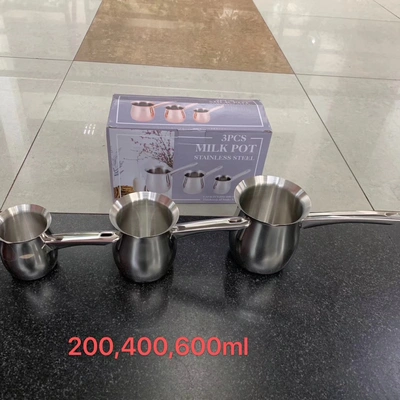 Stainless Steel Coffee Cup Set 3-Piece Set 002