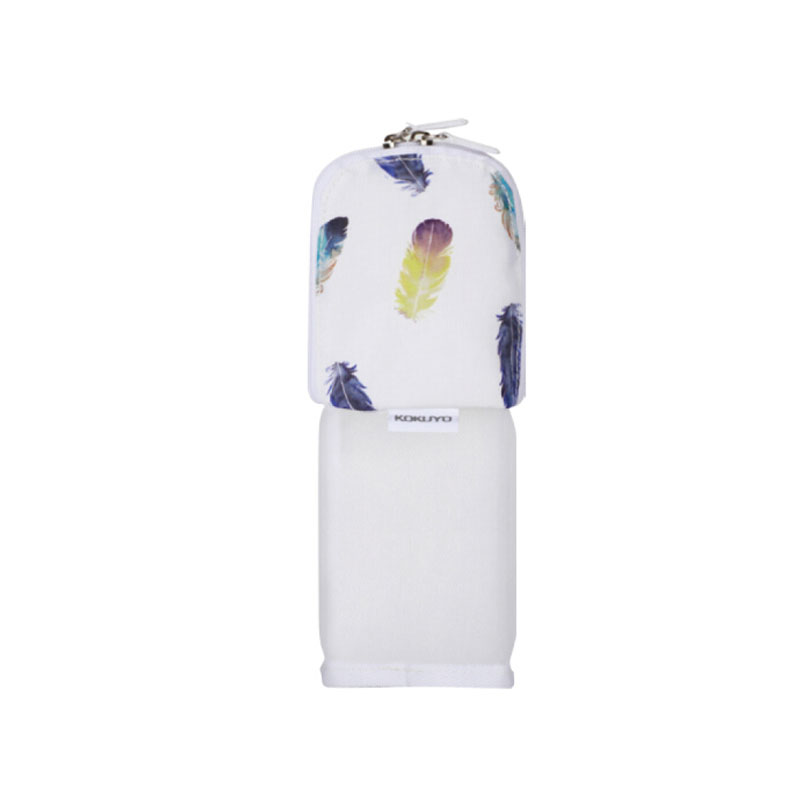 KOKUYO/ Guoyu WSG-PC42-5 Pen Case <Critz-R> Medium size Feather White