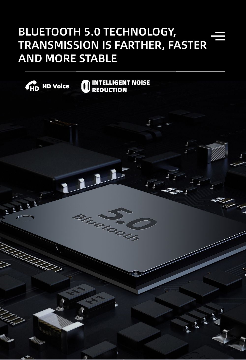 YEXIN 新品PT05蓝牙耳机双耳立体声TWS运动通用蓝牙耳机详情图10