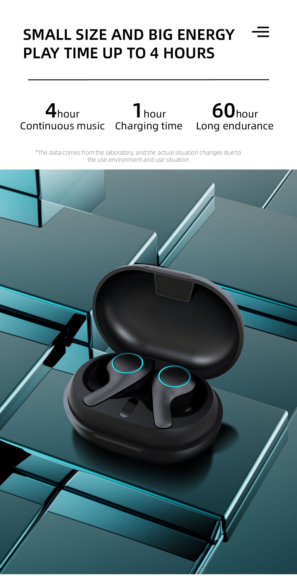 YEXIN 新品PT05蓝牙耳机双耳立体声TWS运动通用蓝牙耳机详情图6