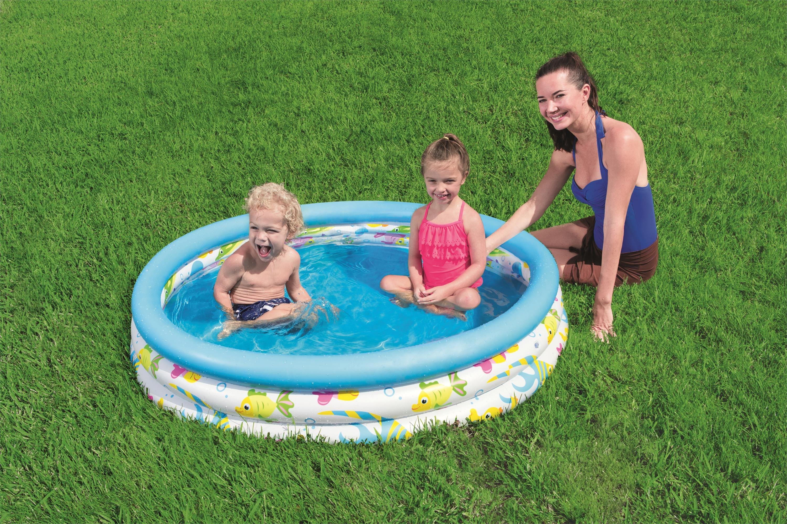 Bestway® Φ48" x H10"/Φ1.22m x H25cm 海洋三环水池