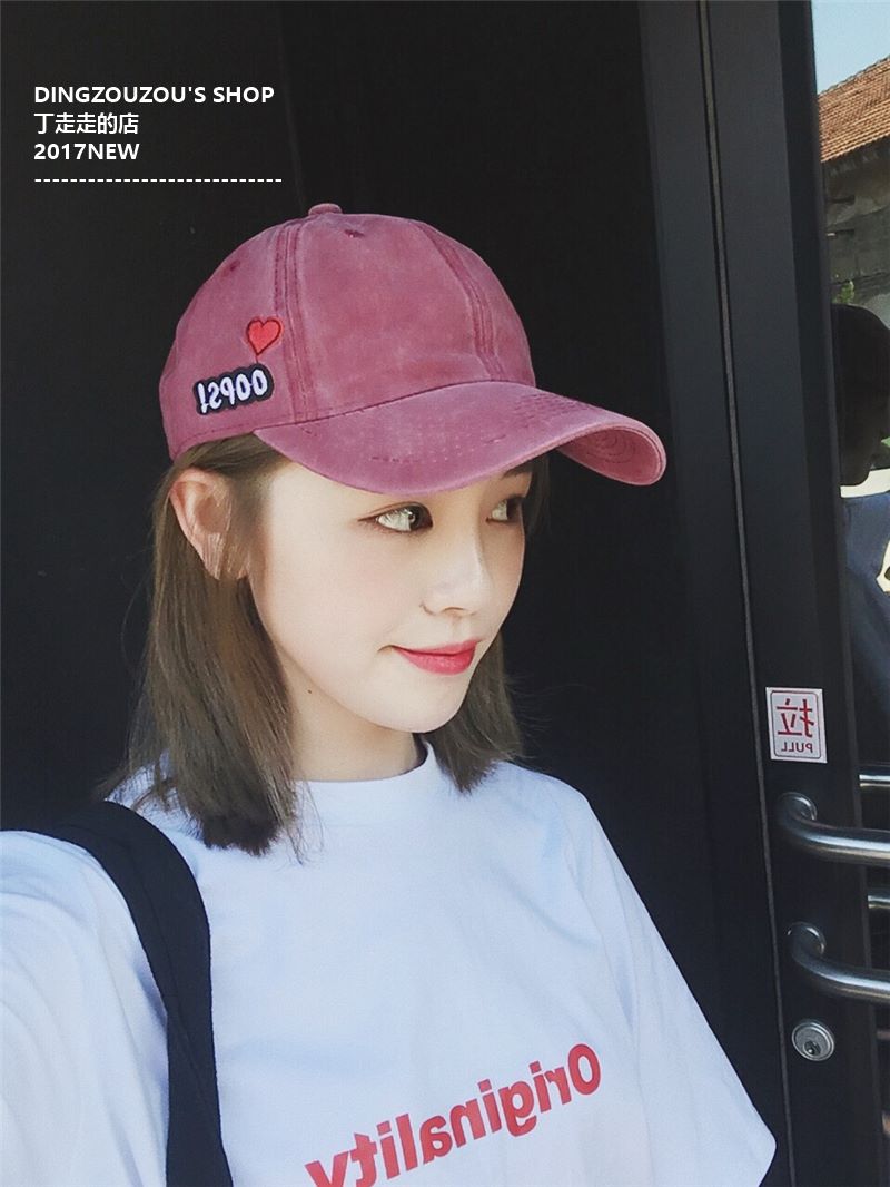 Child Cap Female Ins Trendy Korean Version Of Summer Street Hipster Shade Fashion Sunscreen Net Red Baseball Cap full figure