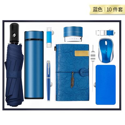 Regalo kairoshi pluma office business gift set organizador de notas regalo de bolígrafo de firma taza térmica personalizada conjunto de regalo paraguas regalo del día del profesor Specification image