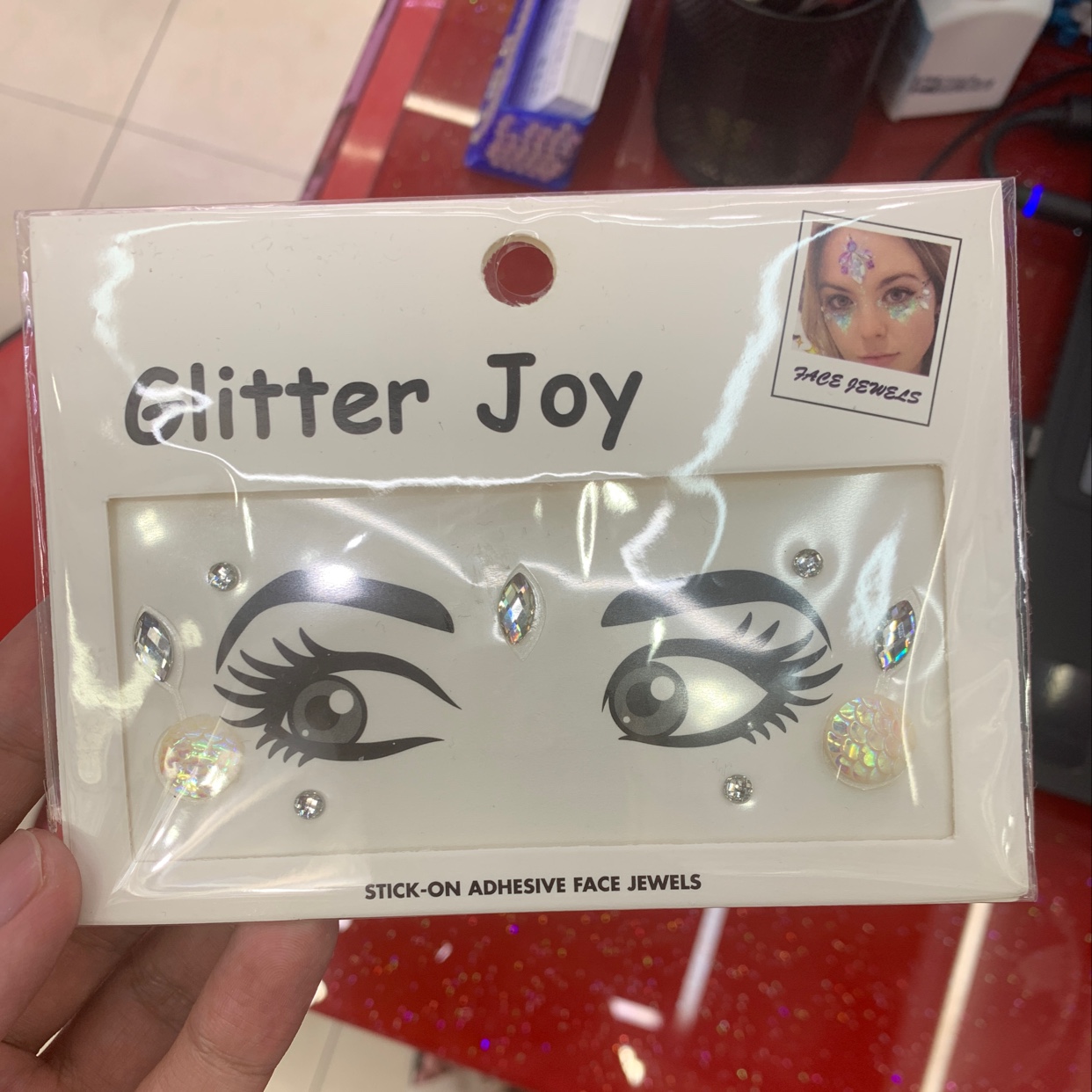 蹦迪夜店音乐节万圣节派对化妆脸钻贴 欧美 INS网红款 亚克力水钻树脂贴脸饰品价格面议