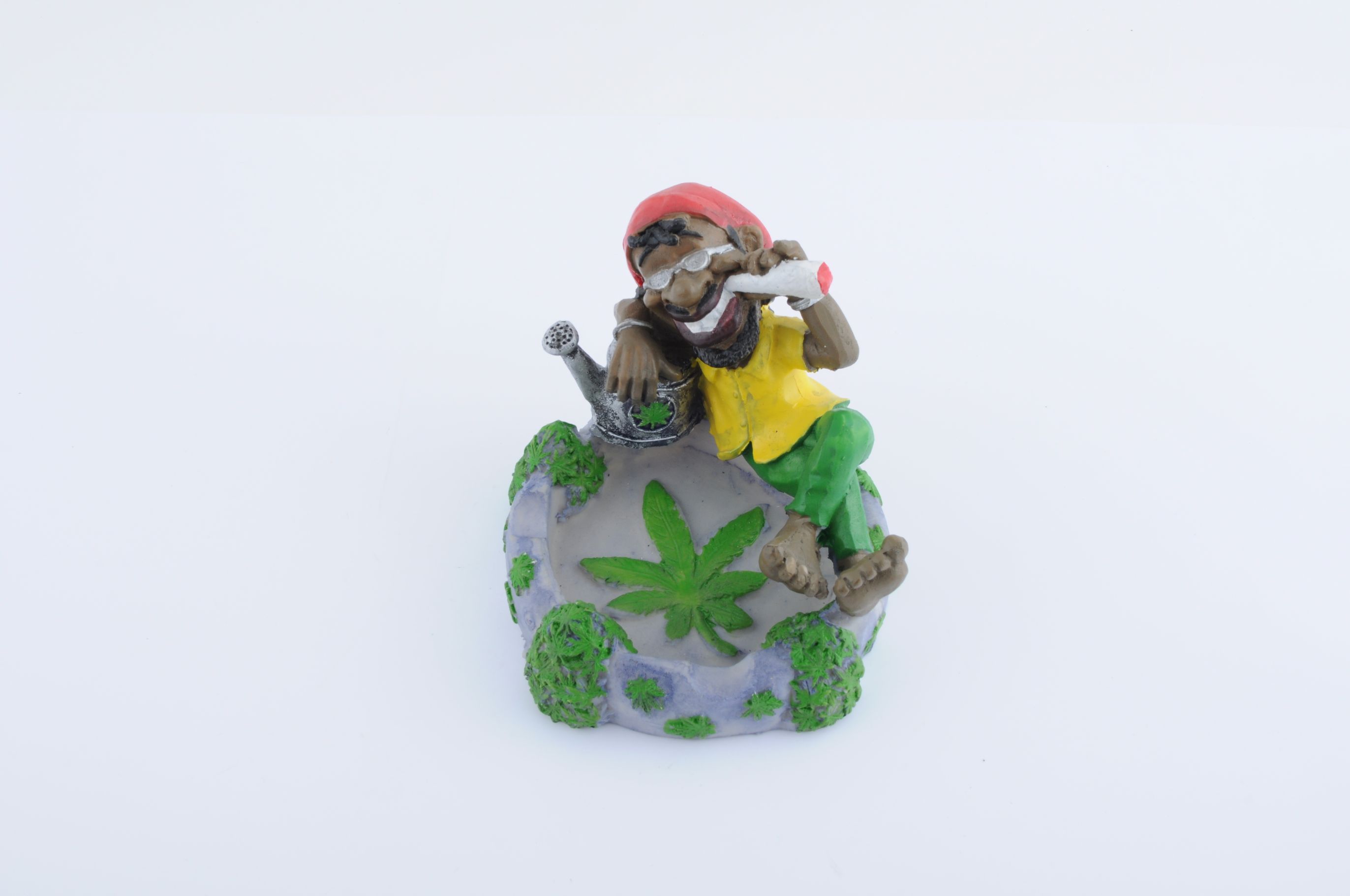 雪茄烟灰缸家居办公室装饰沙滩风格礼品树脂创意烟灰缸吸烟白底实物图