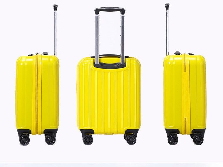韩版儿童拉杆箱行李箱小型旅行箱万向轮登机箱轻便耐用白底实物图