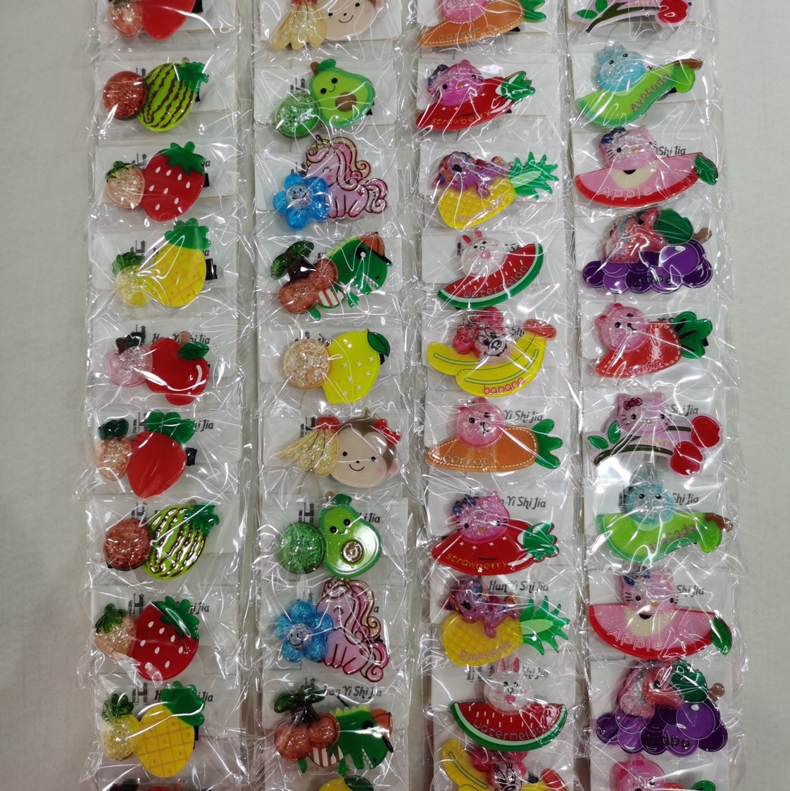 带水钻卡通亚克力压夹