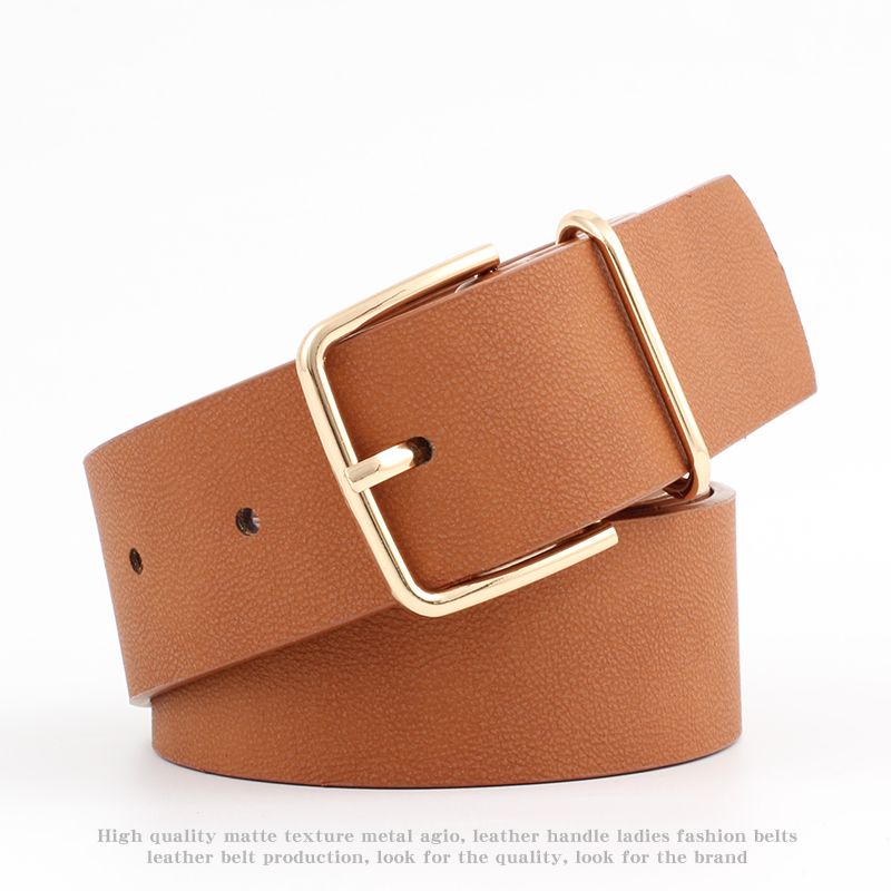 Simple Retro Pin Buckle Belt Women Women's Belt Korean Casual Student Trend 686