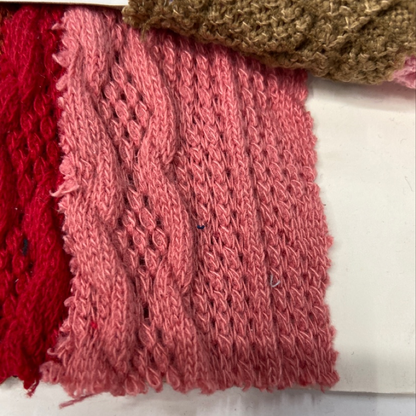 桃红色氨纶涤纶布料服装羽绒服袖口装饰品工艺品头饰面料多色可选