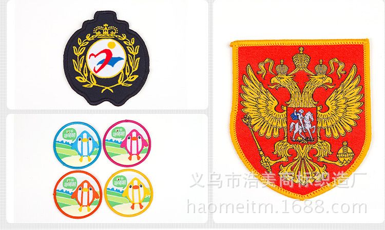 Customized All Kinds Of Wrapped Trademarks Professional Production Of Woven Label Clothing Collar Clothing Labels Can Be Customized Application Scenario