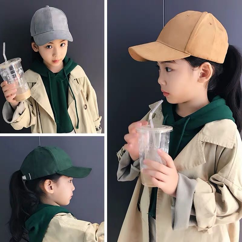 Children's Hat Tide New Embroidered Four Seasons Boys Baseball Cap Baby Girls Cap Factory Wholesale details Picture