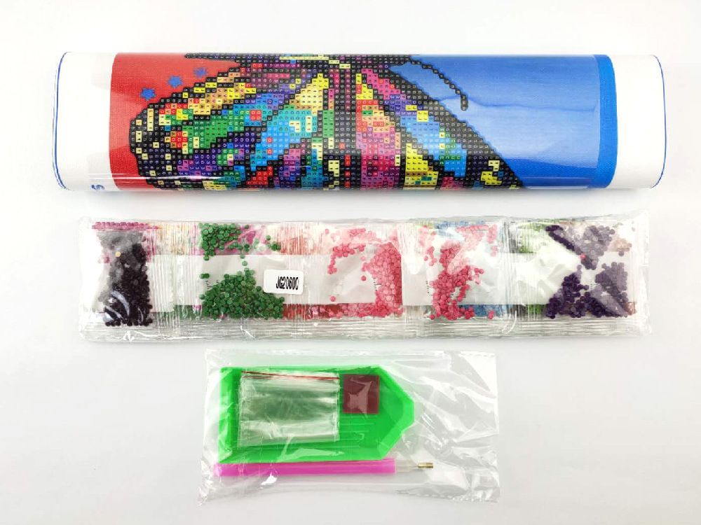 外贸跨境批发专供5D钻石画花朵非满钻DIY手工工艺品装饰画 可定制详情图7