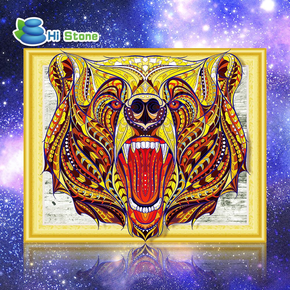 Bright diamond, irregular-shaped diamond, framed diamond painting 40*50, an export bestseller available without loan detail image 2