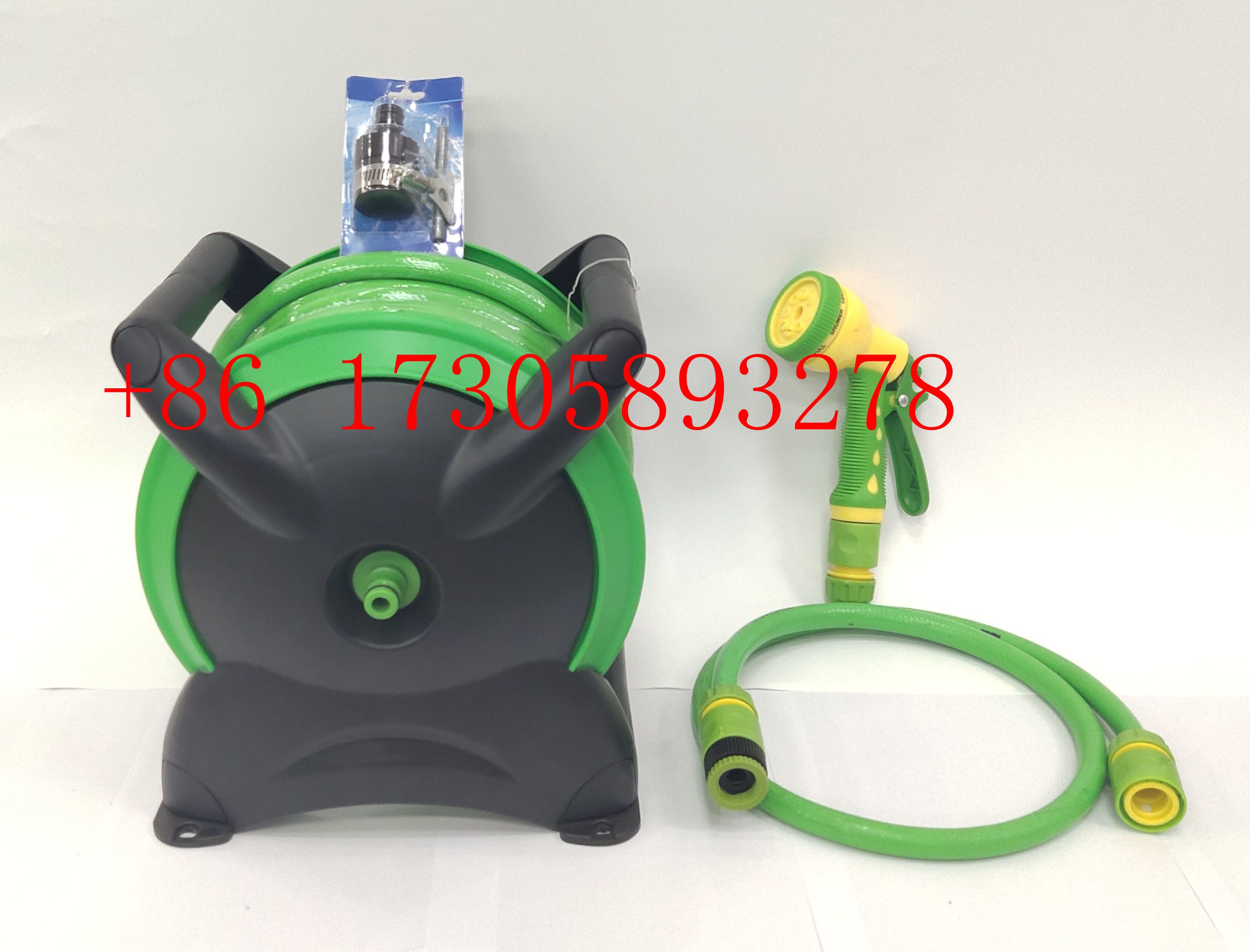 Flower watering water pipe, car washing water gun, high-pressure water gun, household garden watering and storage rack set factory direct sales detail image 1