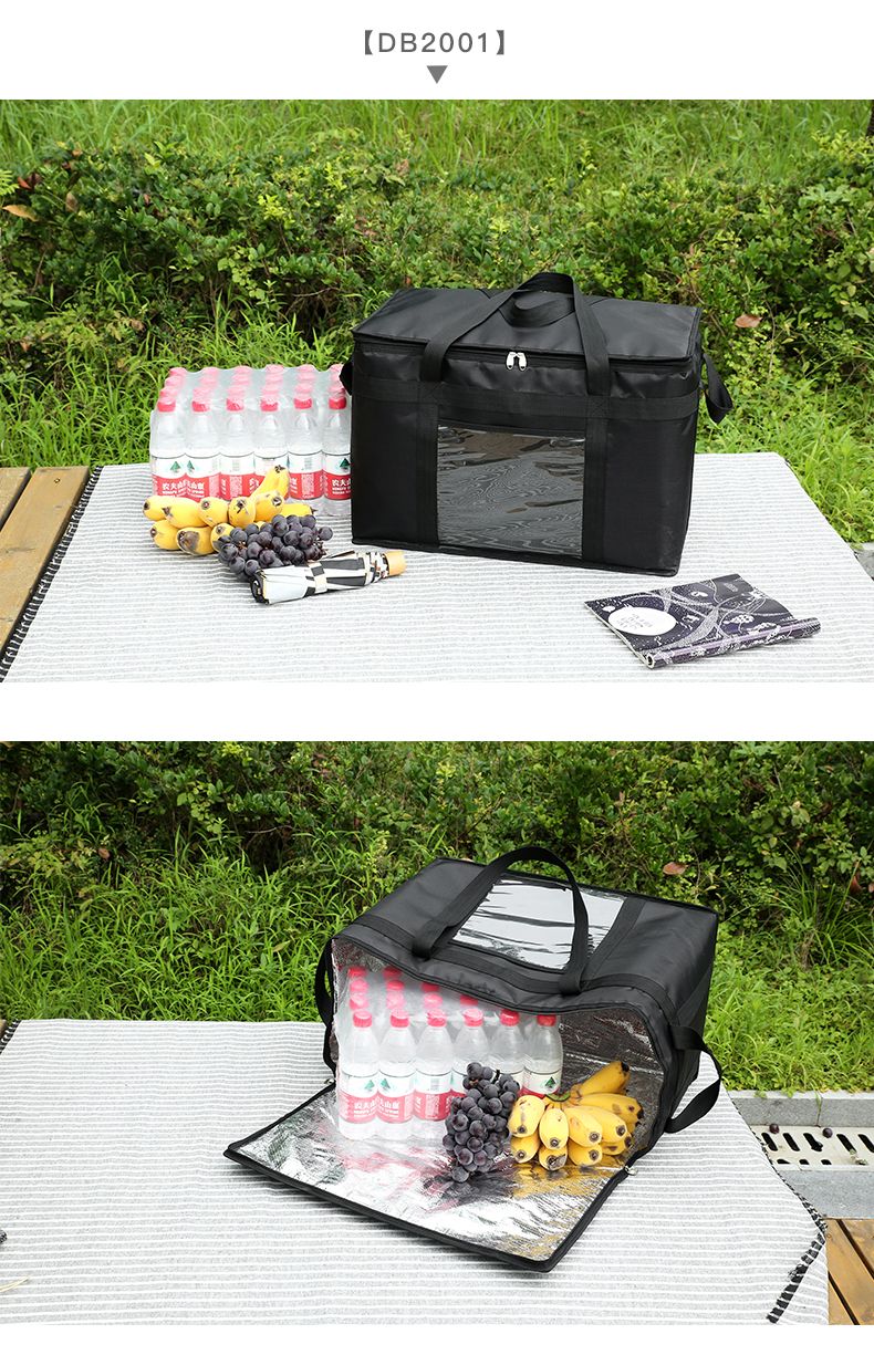 Thickened insulated bag, large outdoor refrigerated ice pack, waterproof insulated bag, aluminum foil takeout delivery insulated box, lunch box bag detail image 8