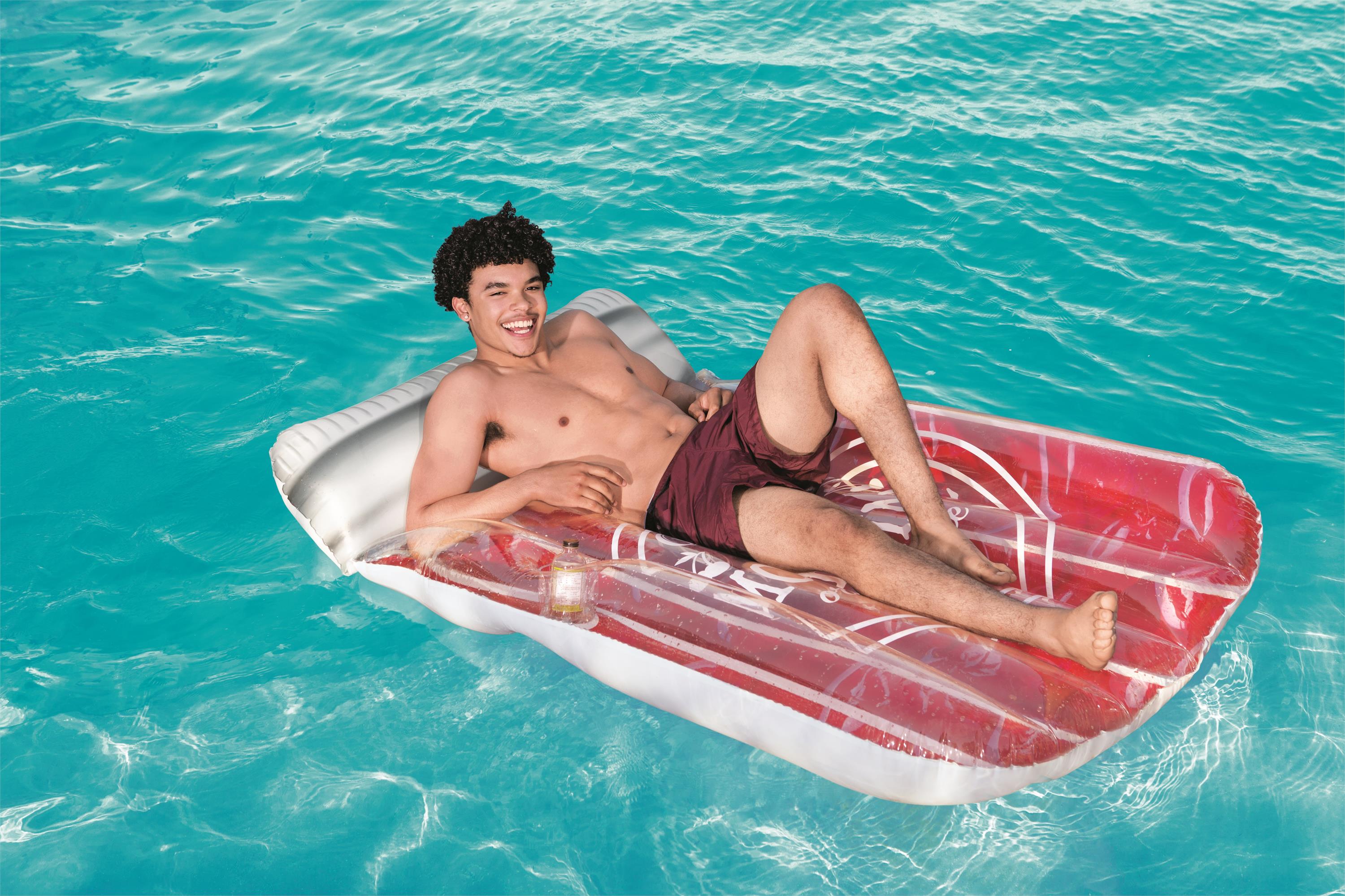 Bestway® 6'3" x 45"/1.90m x 1.14m 红梅罐头浮排 水果罐头浮排