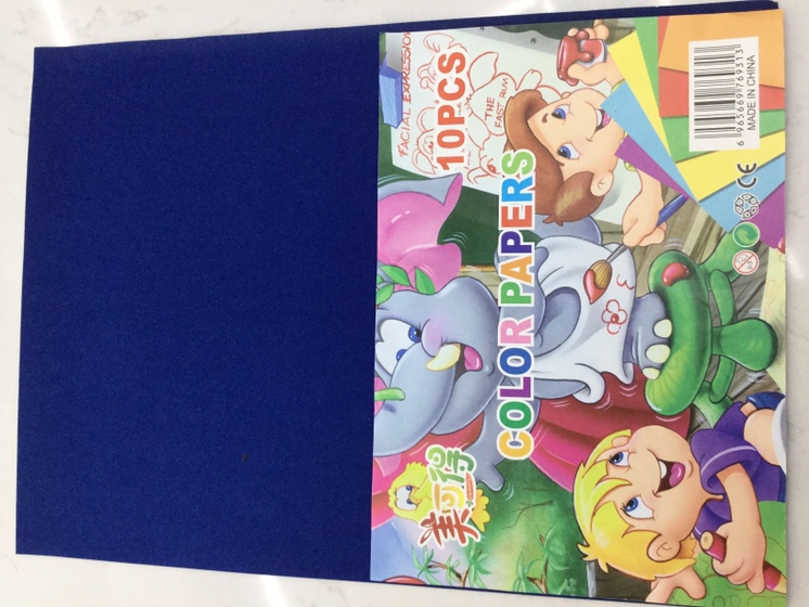 Dark blue velvet paper