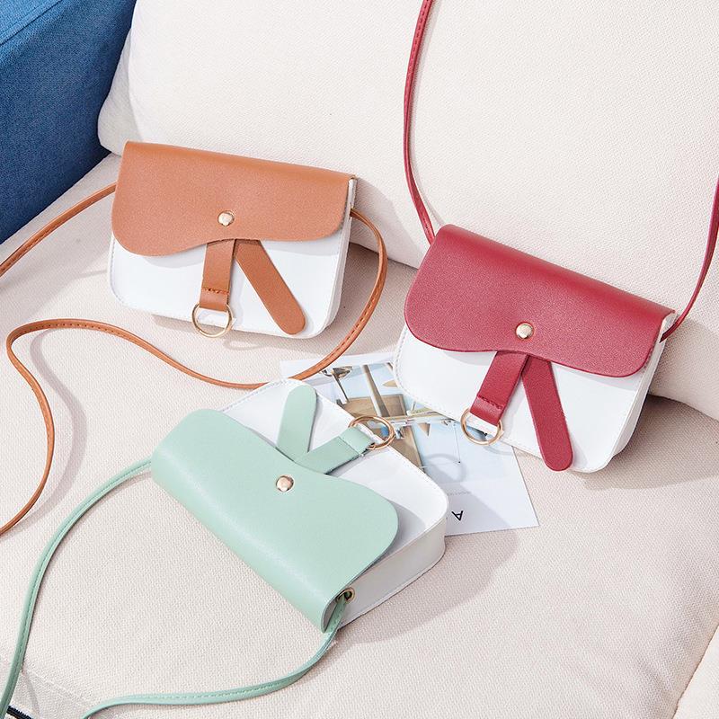 Small Fresh women's bag 2020 summer new mobile phone bag fashion small square bag one shoulder diagonal cross bag simple small bag thumbnail