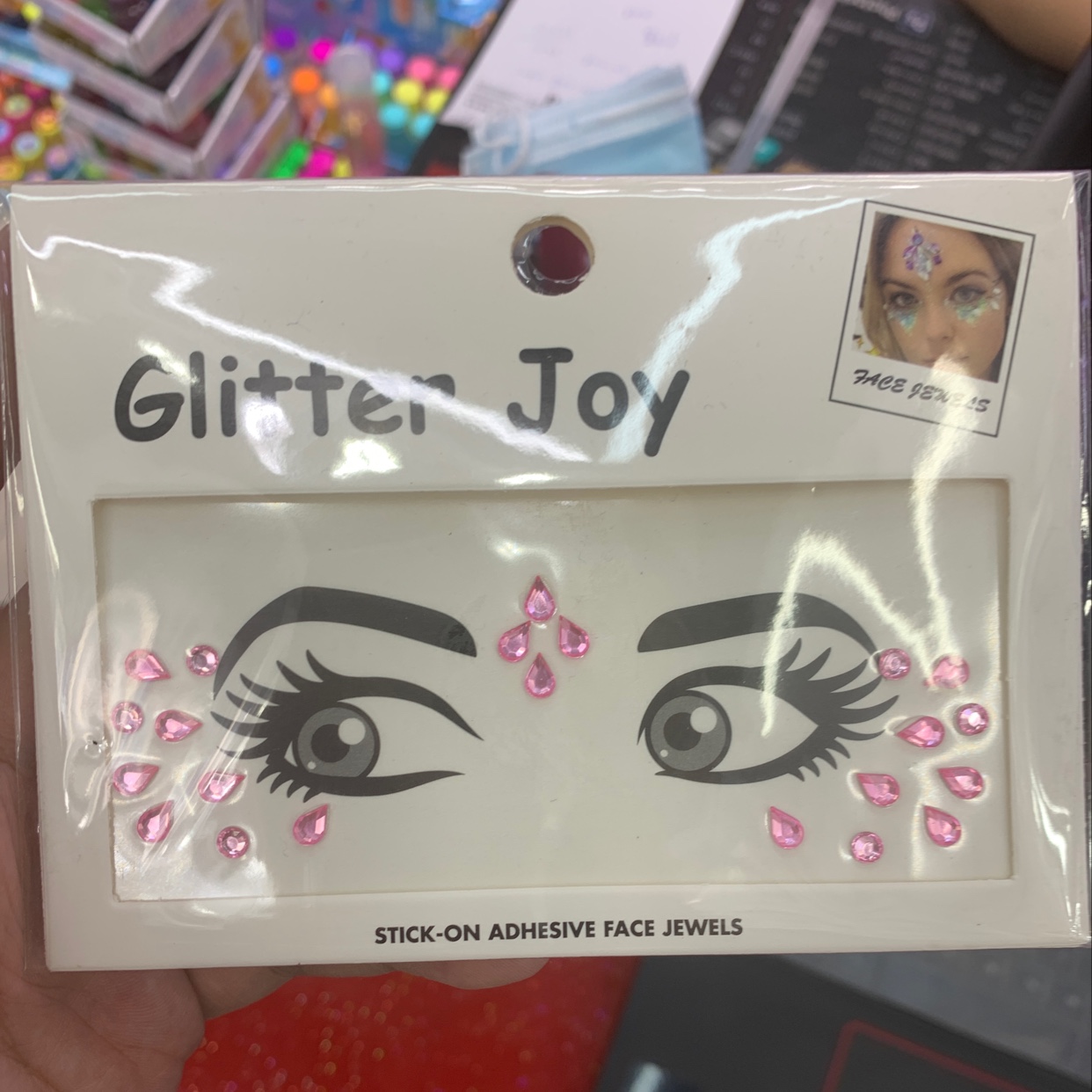 蹦迪夜店音乐节万圣节派对化妆脸钻贴 欧美 INS网红款 亚克力水钻树脂贴脸饰品价格面议e4