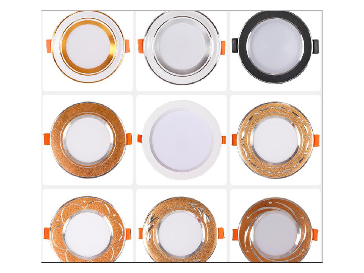 led downlights, ceiling lights, recessed spotlights, household living room bucket lights, copper lights, bull's eye lights, ceiling hole lights, copper lights detail image 5