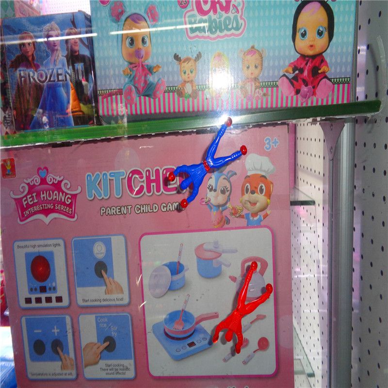 儿童玩具会翻斗的蜘蛛侠爆款创意爬墙人粘性爬壁超人地推货厂直销产品图