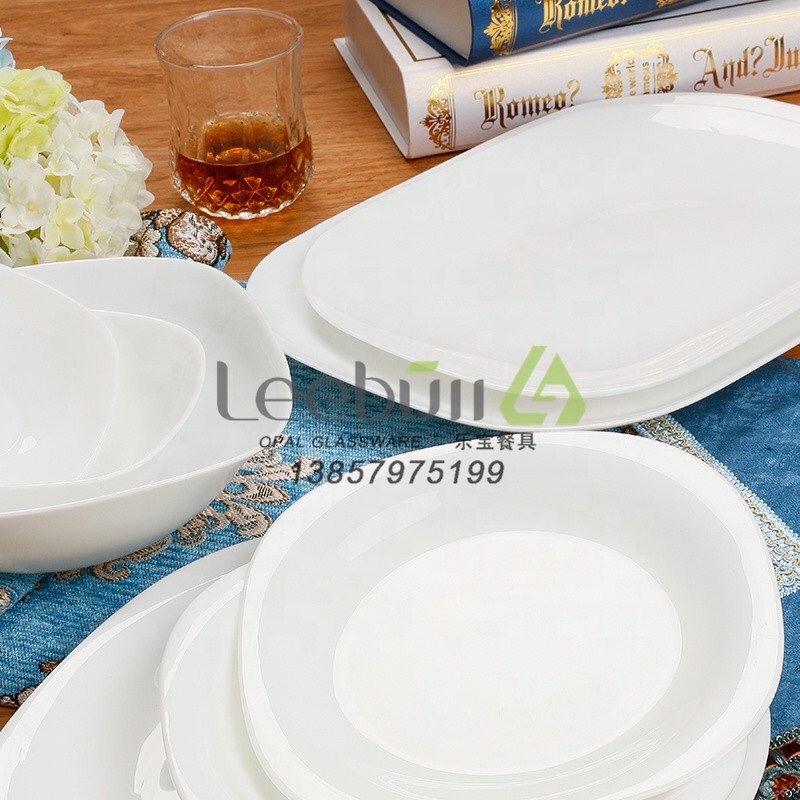 11 "white square plate Specification drawing
