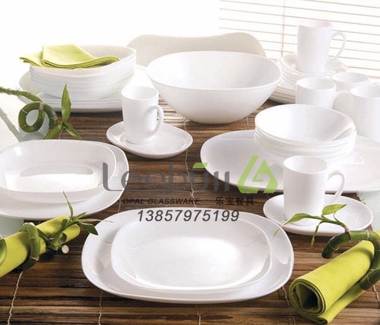11 "white square plate details Picture