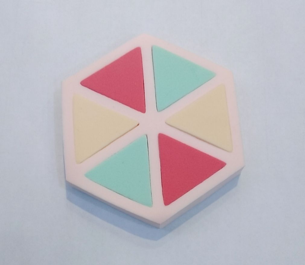1EVA grooved hexagonal 80-17t powder frame Specification image