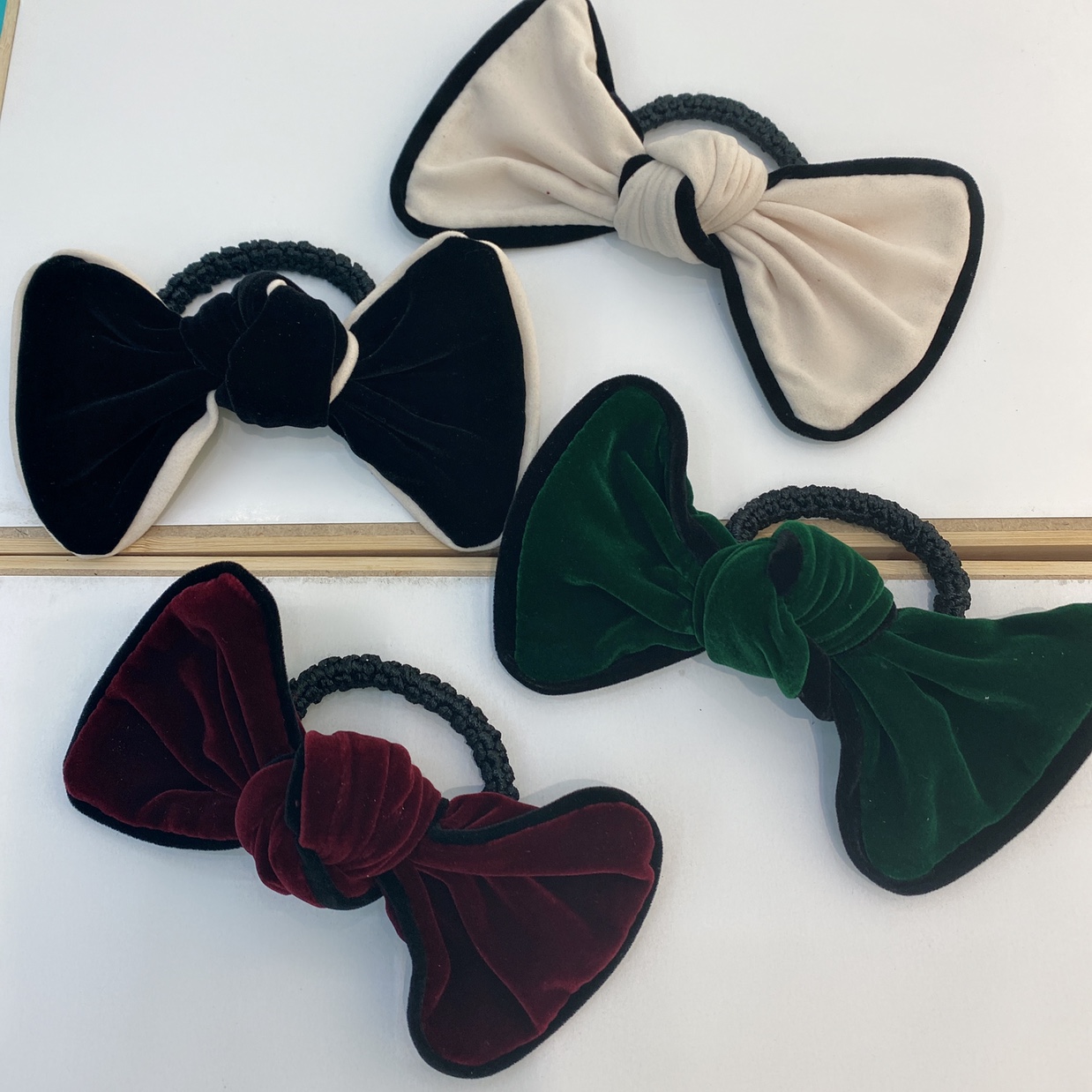 韩版韩国绒布衣皮筋