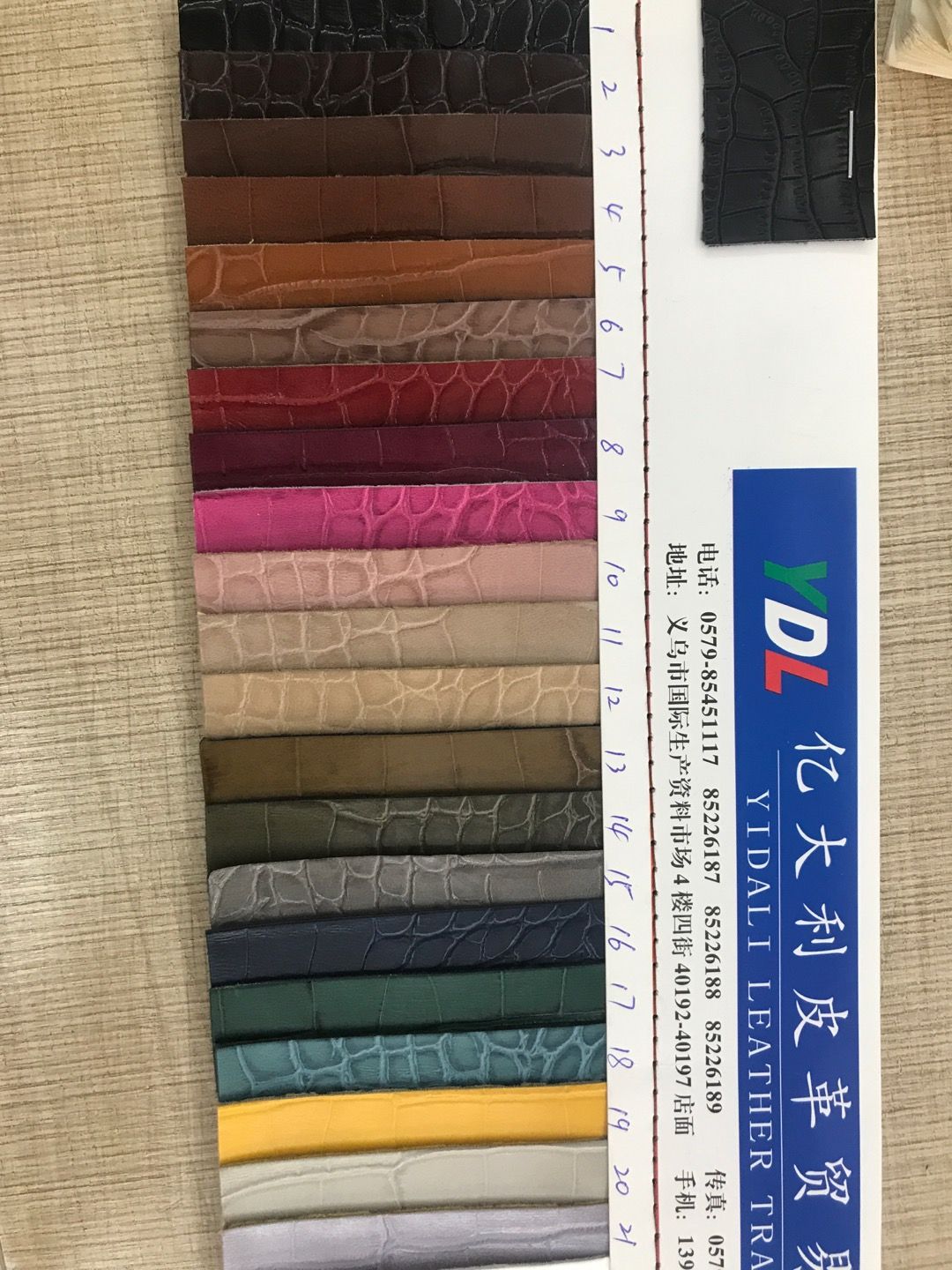 厂家直销热销新款PU现货高中低档箱包沙发鞋材面料K288鳄鱼详情图2