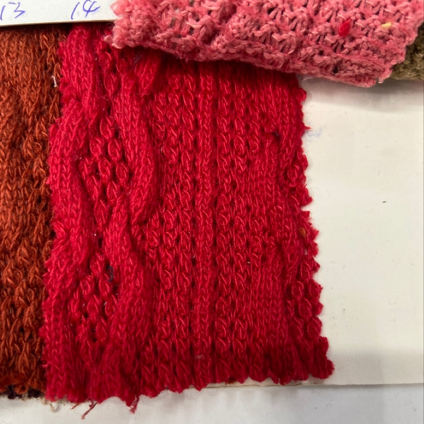 红色氨纶涤纶布料服装羽绒服袖口装饰品工艺品头饰面料多色可选