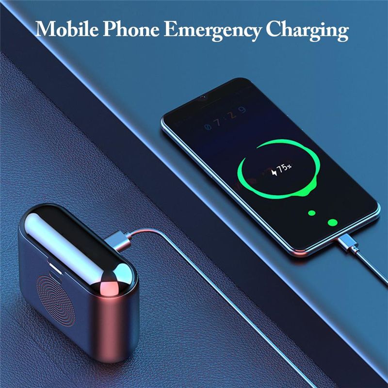 YEXIN 新款F9无线蓝牙耳机双耳音箱二合一迷你播音音响跨境tws