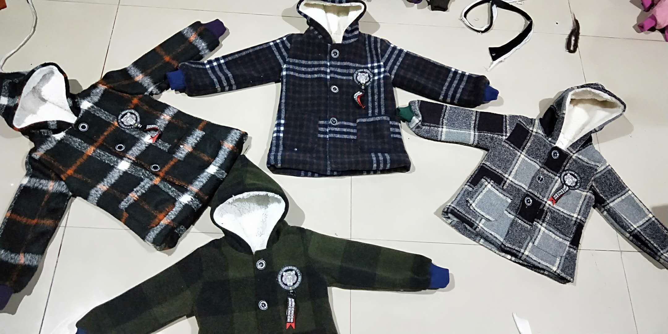 Winter cotton-padded suit in four colors thumbnail